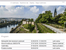 Tablet Screenshot of praha-vysehrad.cz